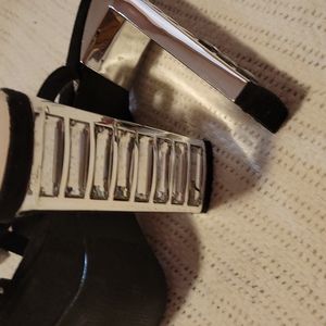 HRH Slippers with silver studds on straps